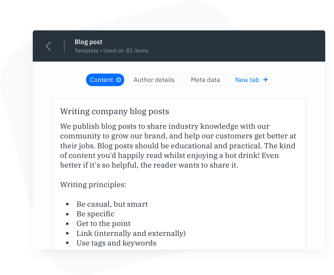 Content Style Guides GatherContent